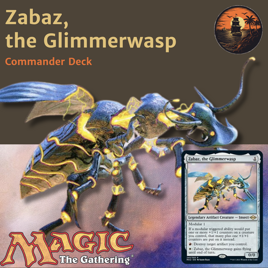 Modular & Artifact Synergy - Zabaz, the Glimmerwasp - Custom Commander Deck