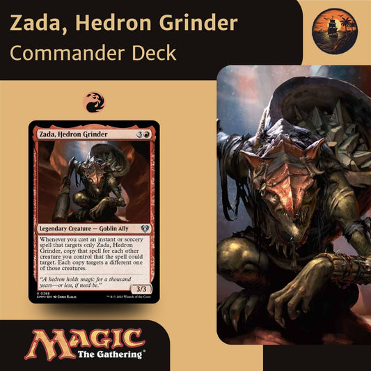 Spell Copying & Explosive Combos - Zada, Hedron Grinder - Custom Commander Deck