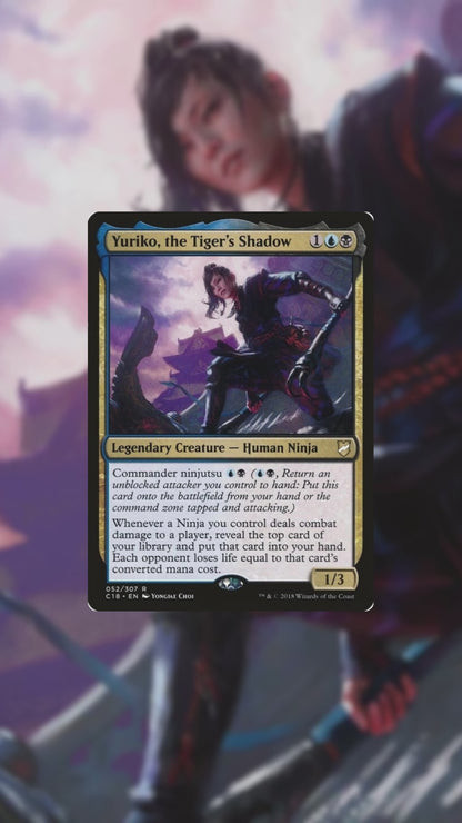 Ninjutsu & Stealth Tactics - Yuriko the Tigers Shadow - Custom EDH Commander Deck