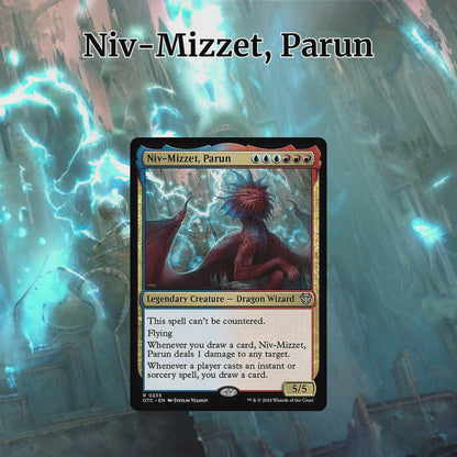 Card Draw & Infinite Damage Combo - Niv-Mizzet, Parun - Custom EDH Commander Deck