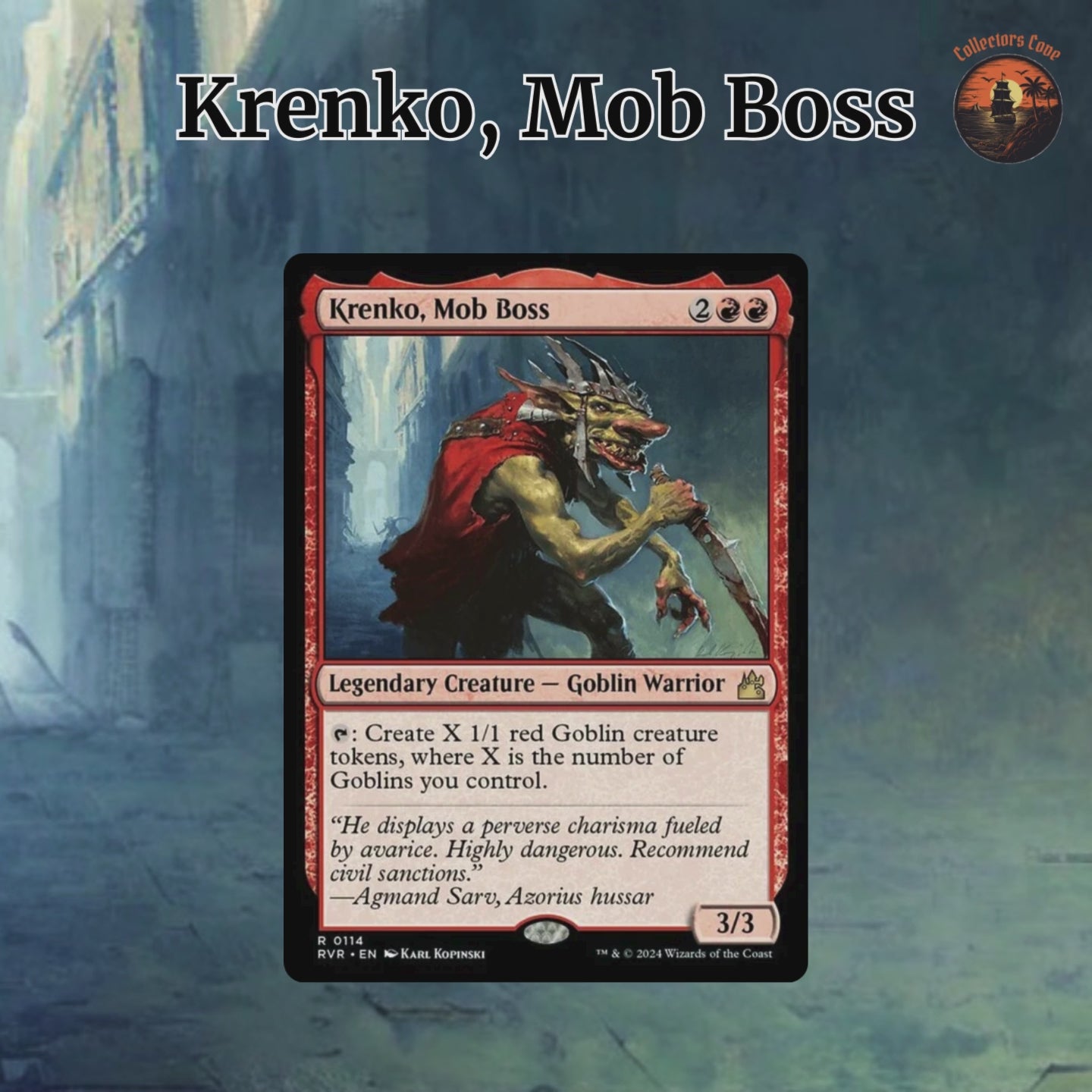 Krenko, Mob Boss - Custom EDH Commander Deck