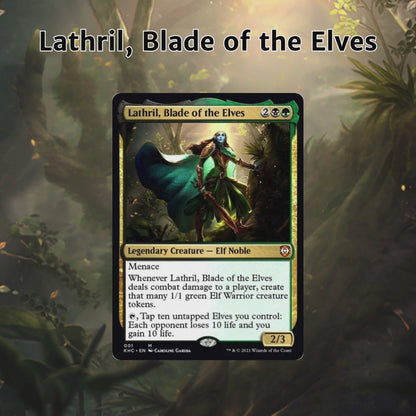 Elf Token Swarm & Infinite Mana - Lathril, Blade of the Elves - Custom EDH Commander Deck